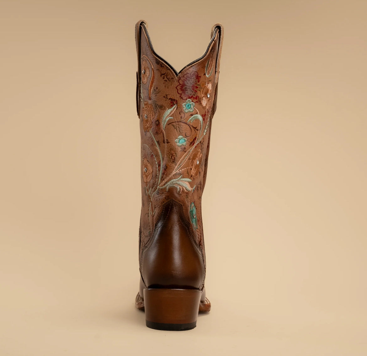 Desert Blossom Square Toe Cowgirl Boots