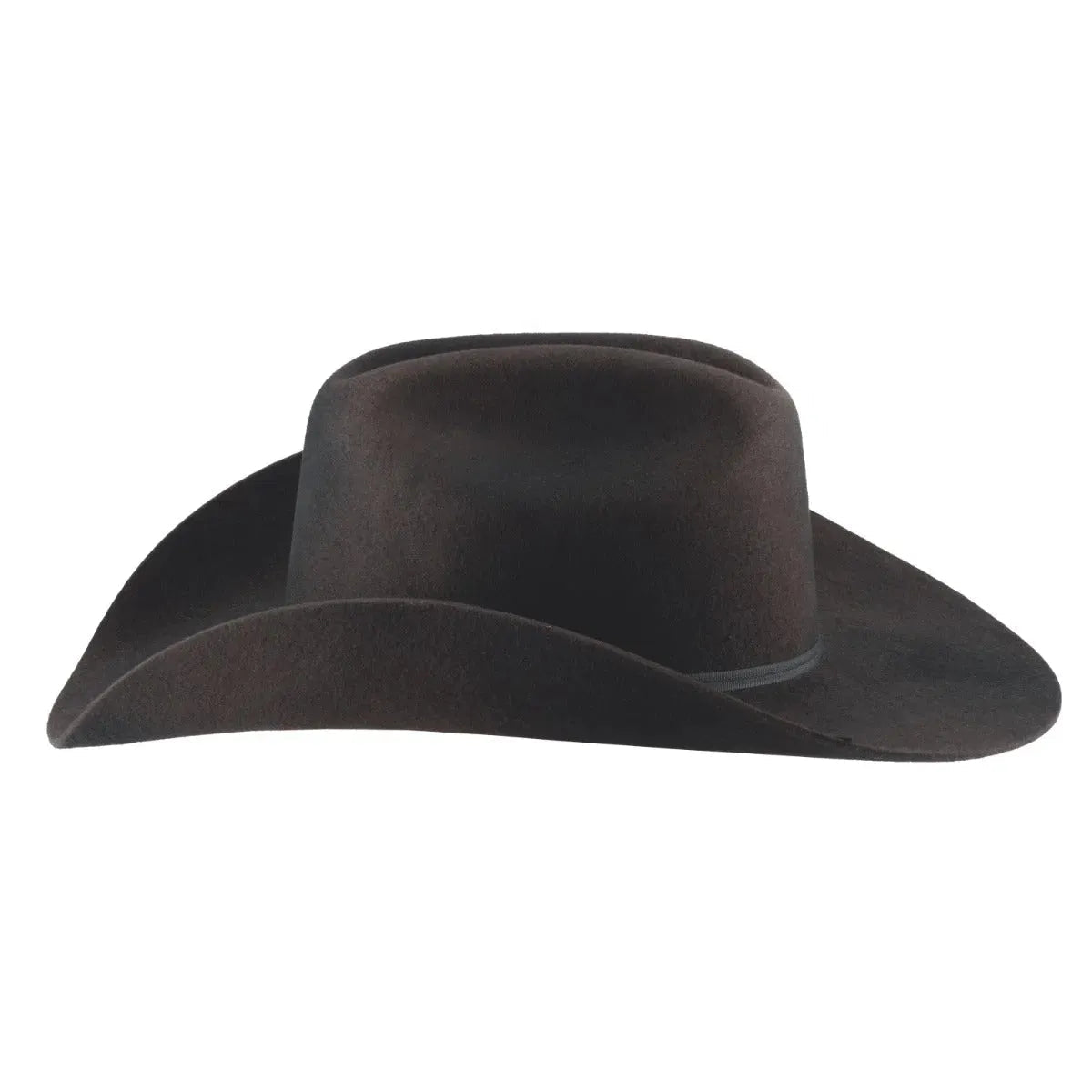 Montana Ranch 4X Wool Felt Cowboy Hat – Black | 4” Brim & 4 1/4” Crown Last Rodeo Western Wear & Hat Bar