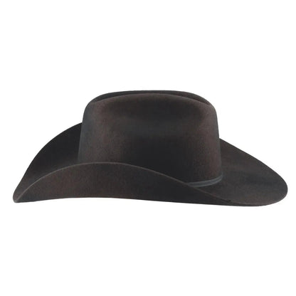 Montana Ranch 4X Wool Felt Cowboy Hat – Black | 4” Brim & 4 1/4” Crown Last Rodeo Western Wear & Hat Bar