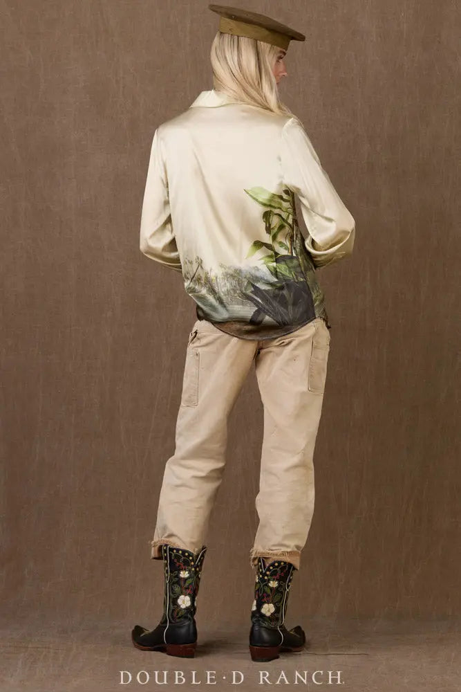 Double D Ranch Louisiana Heron Blouse back view