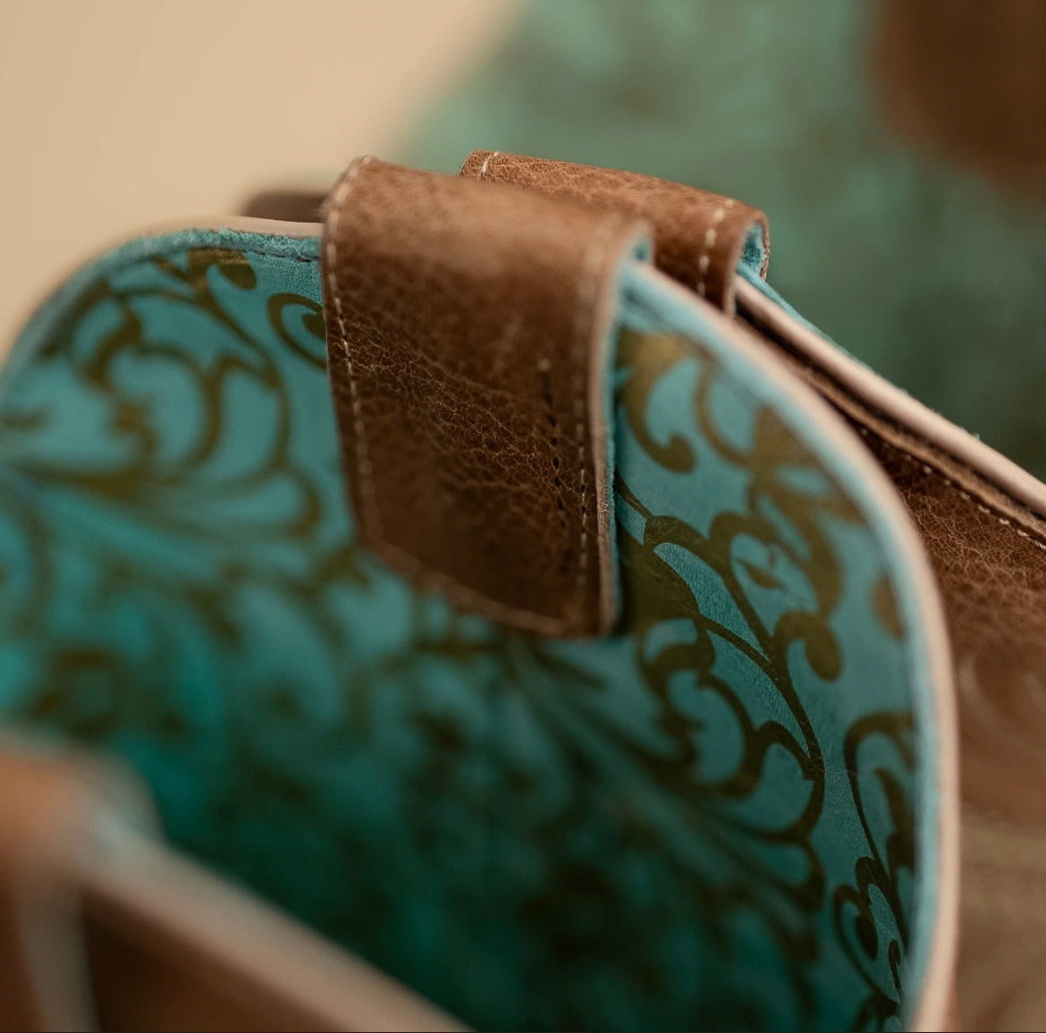 Dusty Caramel Embroidered Cowgirl Boots