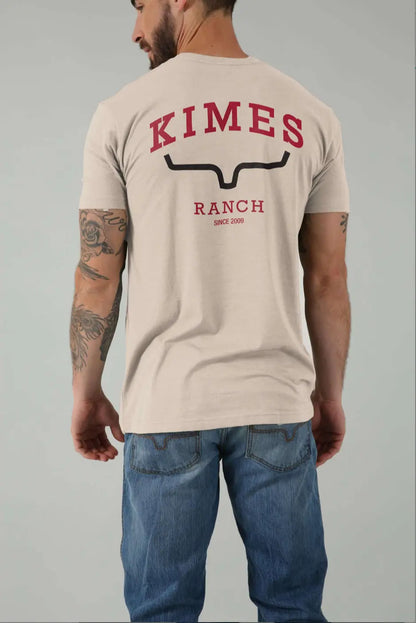 Kimes Ranch Sand Logo Tee – Classic Western T-Shirt Kimes Ranch