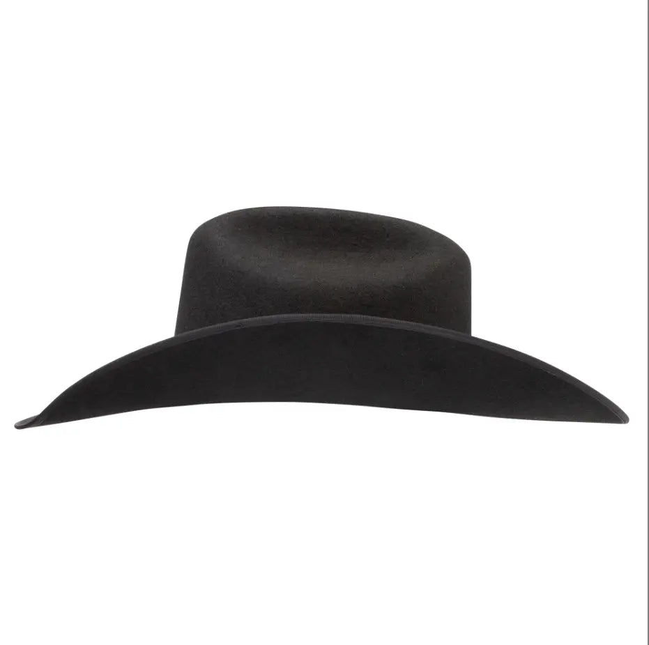 Resistol 4X Black Cowboy Hat – Felt Western Hat Last Rodeo Western Wear & Hat Bar