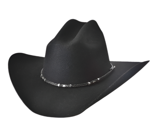 Gholson 4X Black Cowboy Hat