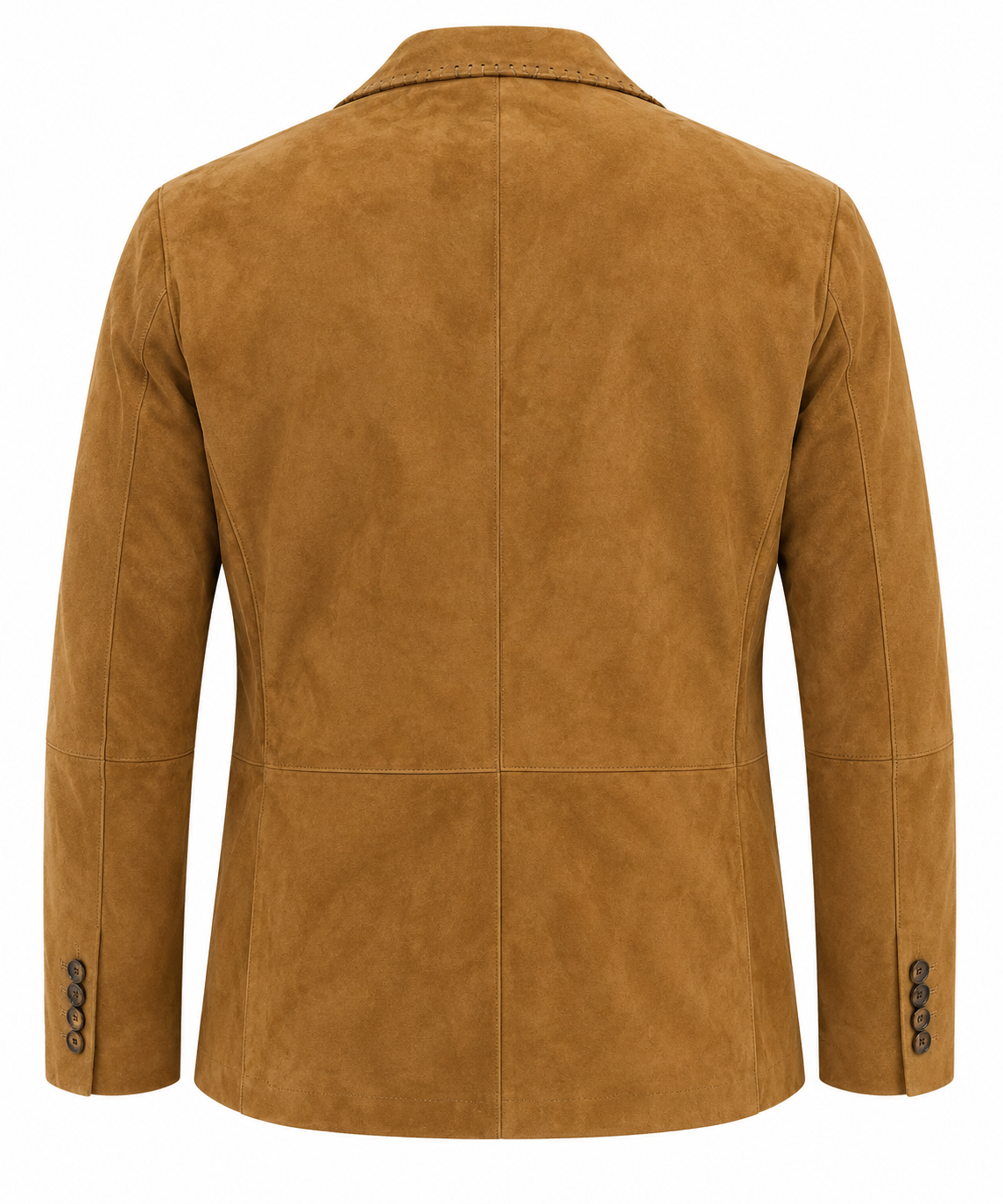 Men’s Premium Tobacco Suede Leather Western Blazer