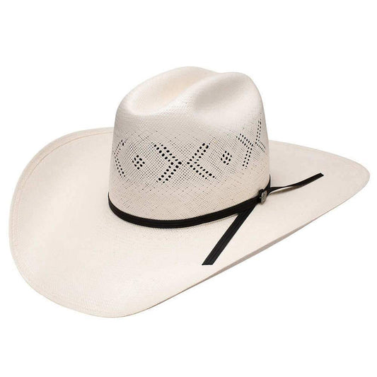 Resistol RB Reins Straw Cowboy Hat – Natural 20X Western Hat (Vent Crown)