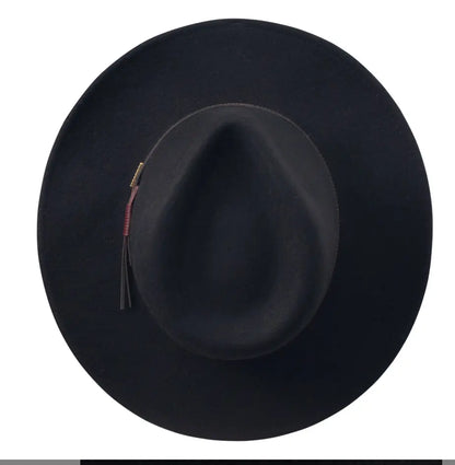 Stetson Black Crushable Hat – Packable Western Felt with Leather Band Last Rodeo Western Wear & Hat Bar