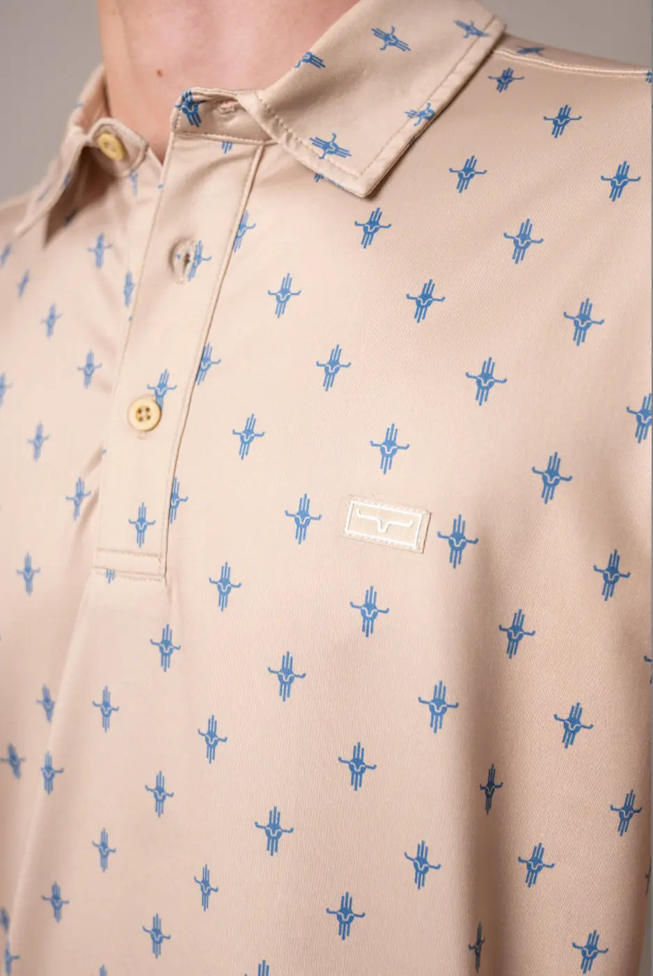 Kimes Ranch “Bartram” Performance Polo Natural Kimes Ranch