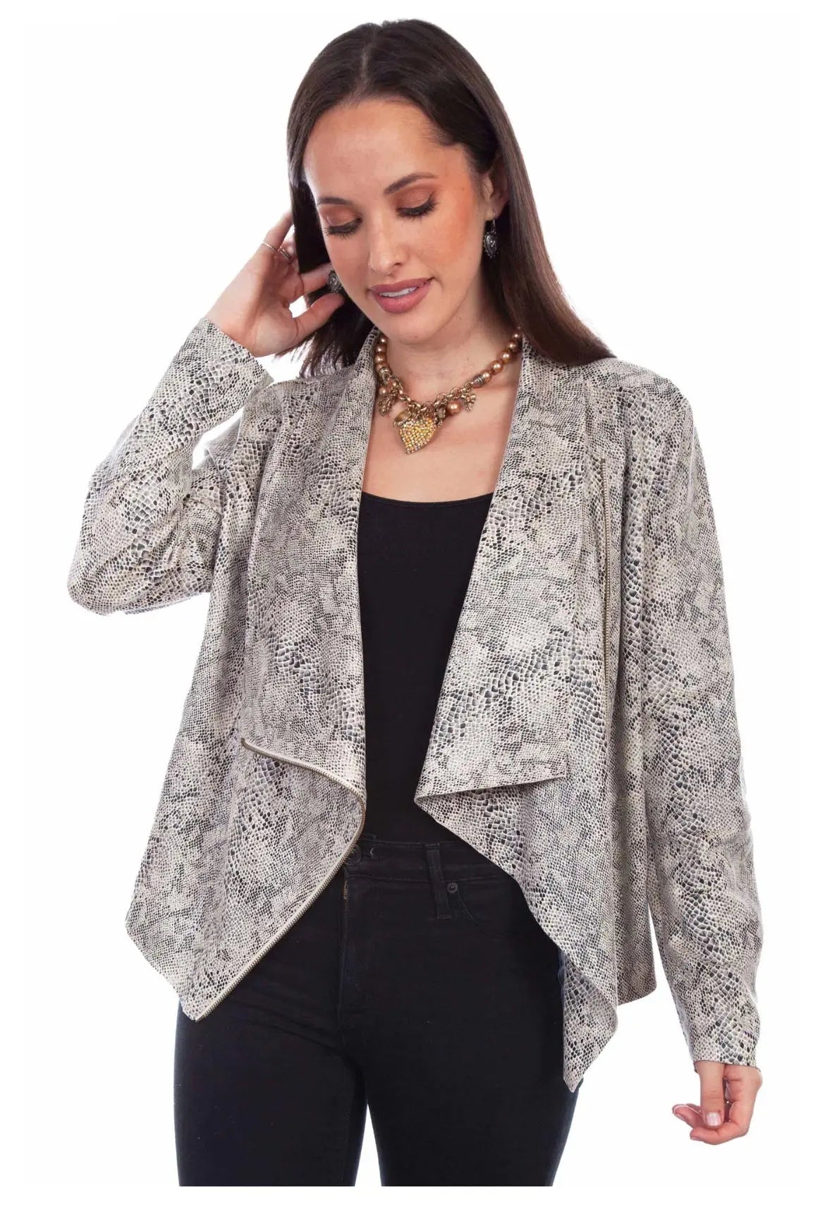 Scully Women’s Lightweight Snake Print  Jacket Last Rodeo Western Wear & Hat Bar