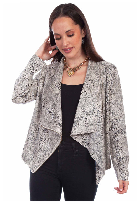 Scully Women’s Lightweight Snake Print  Jacket