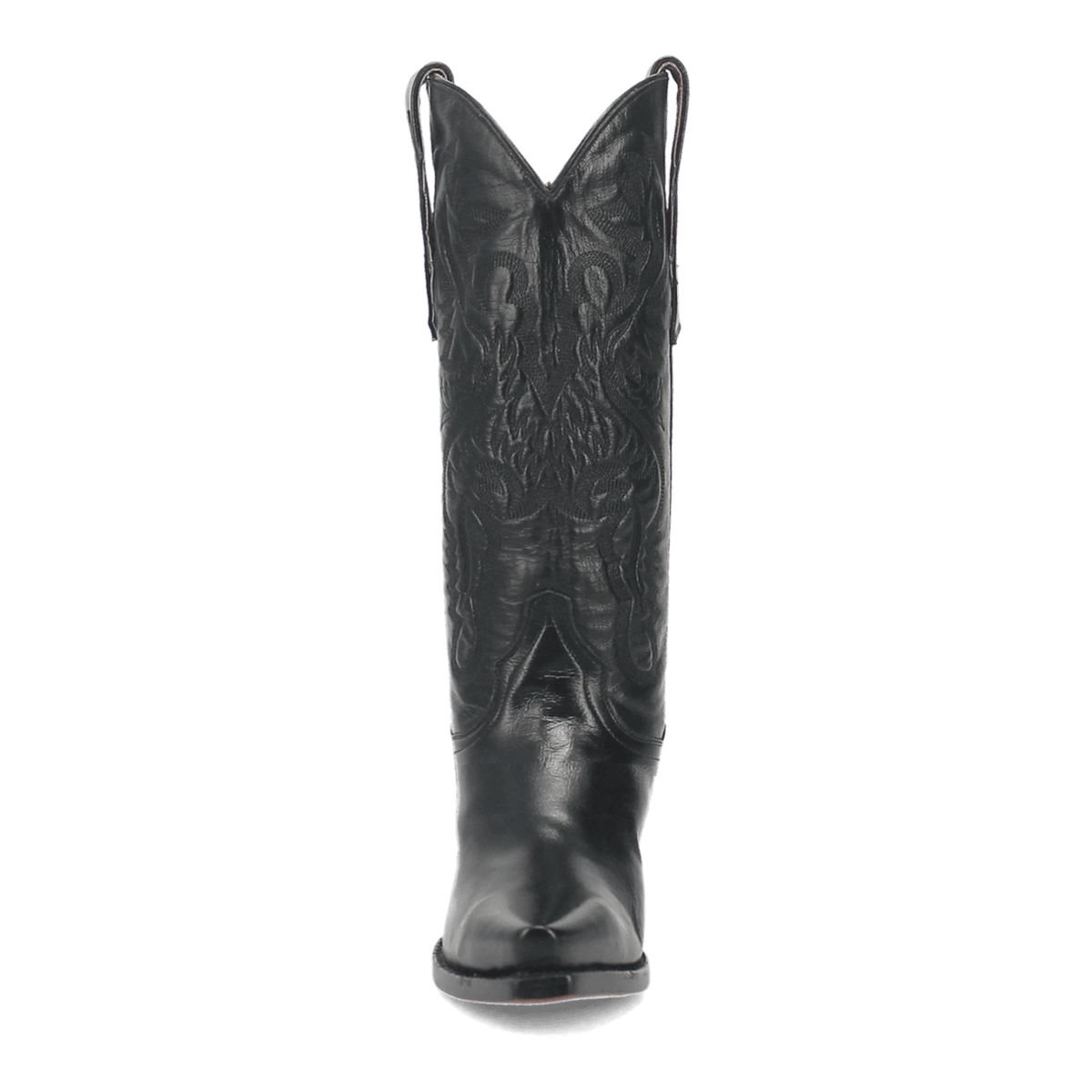 Maria Leather Boot - Black, front angle