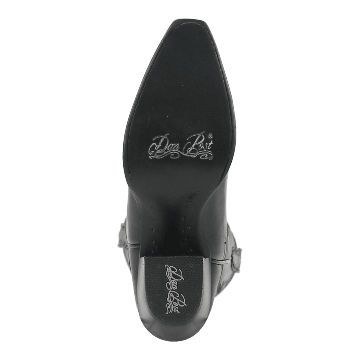 Maria Leather Boot - Black, outsole angle