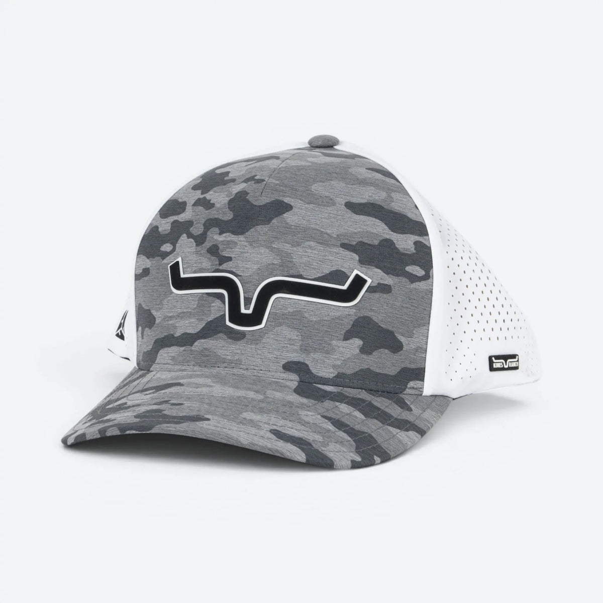 Kimes Ranch Estrada Trucker Hat Grey Heather back view