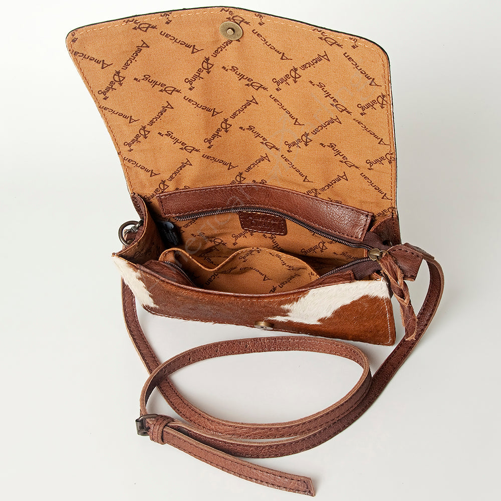 American Darling Cowhide & Tooled Leather Western Crossbody Bag Last Rodeo Western Wear & Hat Bar