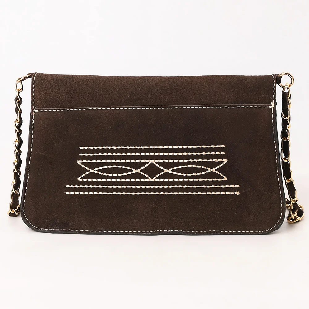 American Darling Brown Suede Western Crossbody Bag with Embroidery Last Rodeo Western Wear & Hat Bar