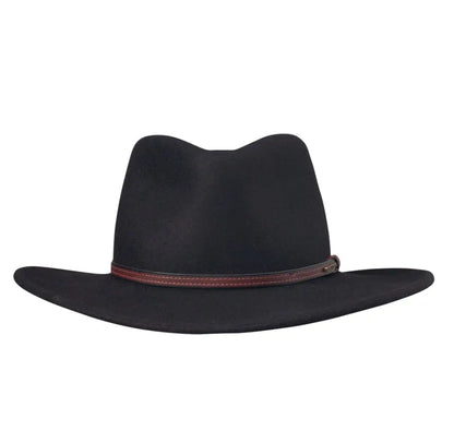 Stetson Black Crushable Hat – Packable Western Felt with Leather Band Last Rodeo Western Wear & Hat Bar