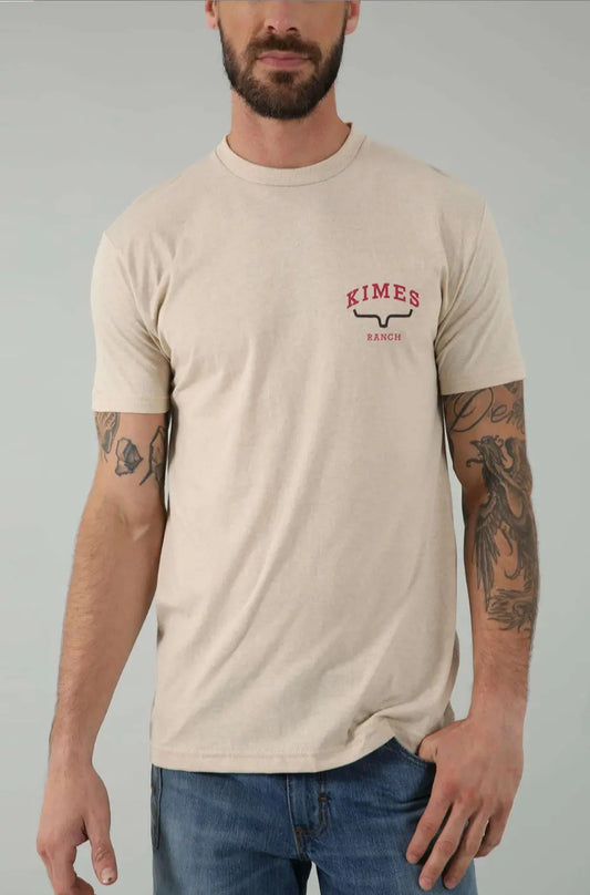 Kimes Ranch Sand Logo Tee – Classic Western T-Shirt Kimes Ranch