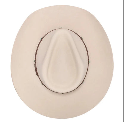 Unisex Stetson 4X Buffalo Ranch Tan Cowboy Hat Last Rodeo Western Wear & Hat Bar