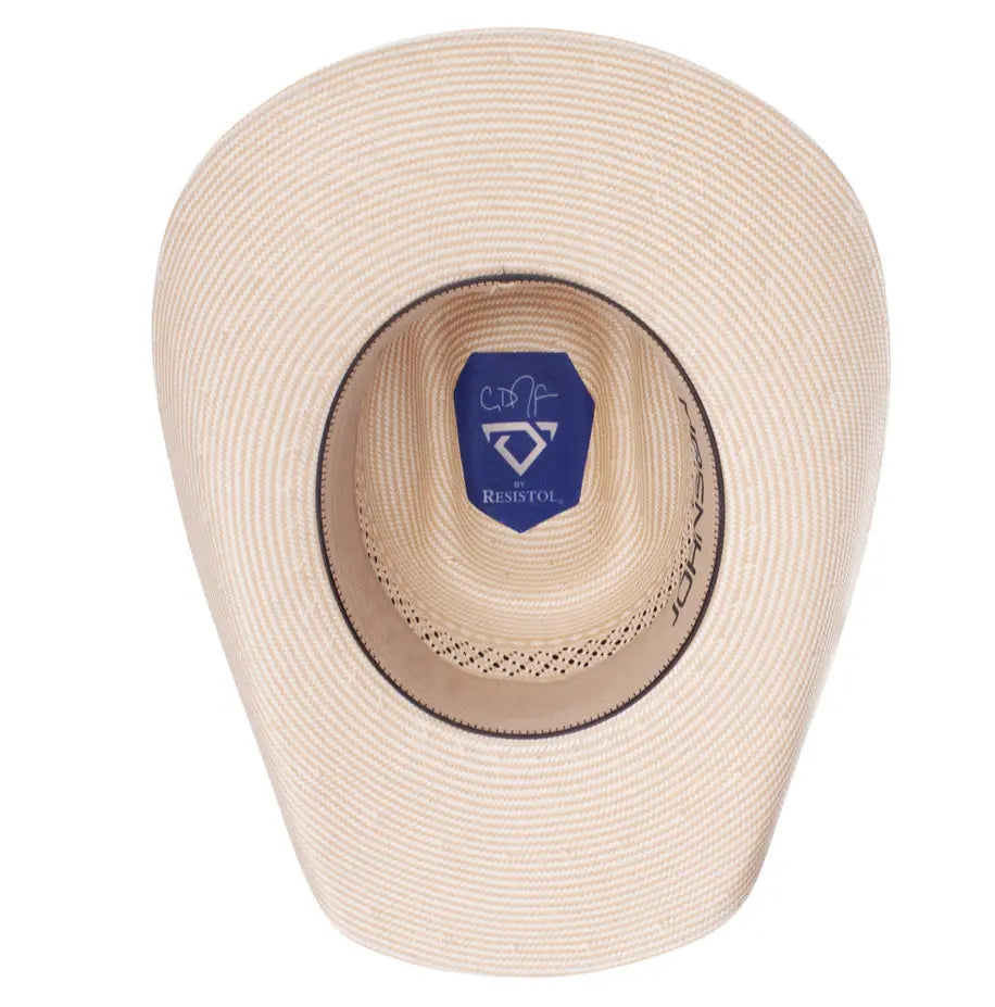 Resistol Cojo Special Straw Cowboy Hat Cody Johnson Collection Back View – Last Rodeo