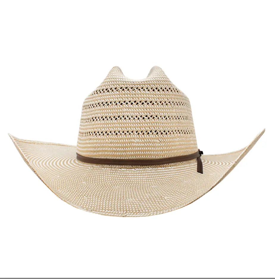Resistol 20X Natural Straw Cowboy Hat 4.5 Inch Brim Back View – Last Rodeo