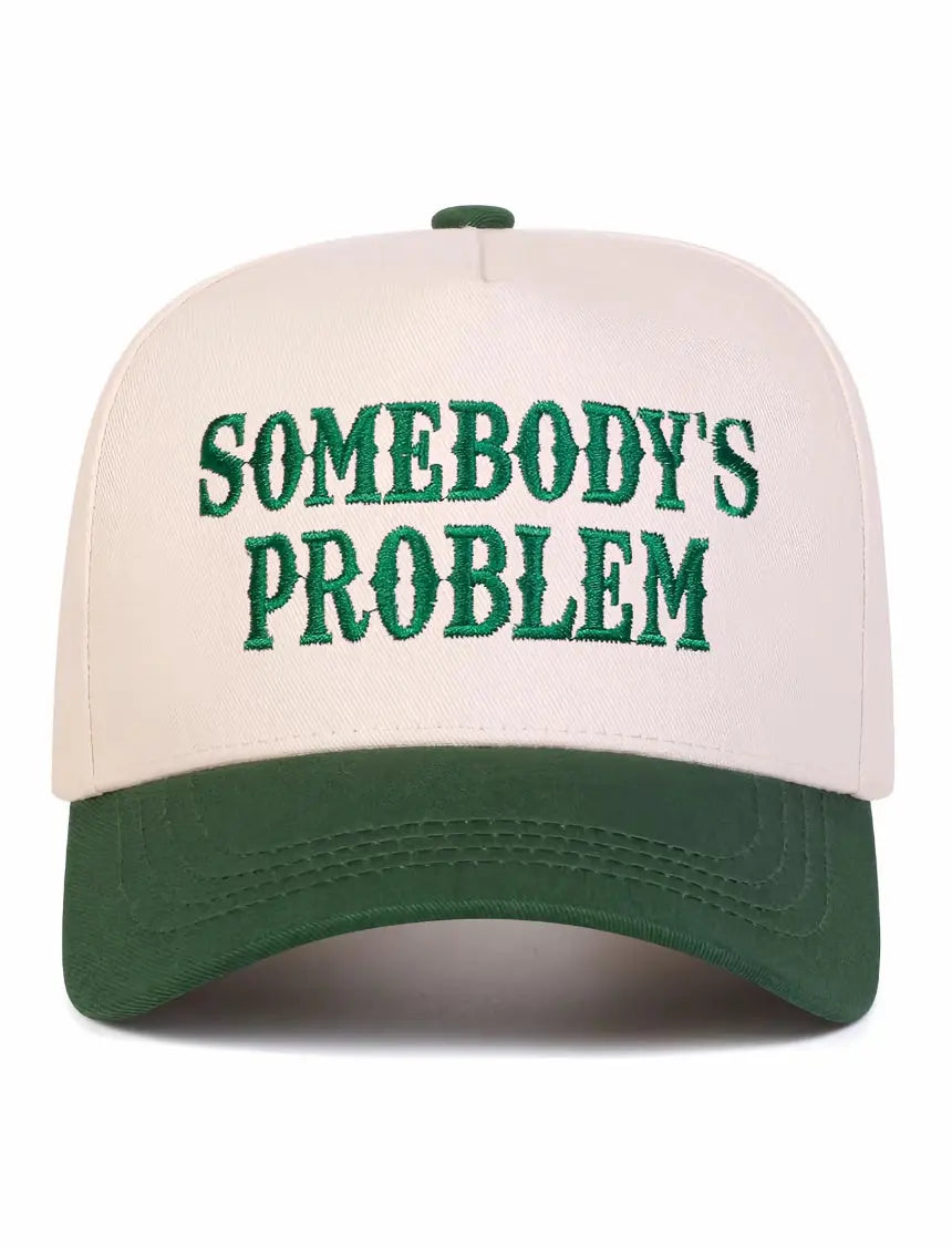 Somebody’s Problem Trucker Hat – Western Statement Cap | Adjustable Snapback” Last Rodeo Western Wear & Hat Bar