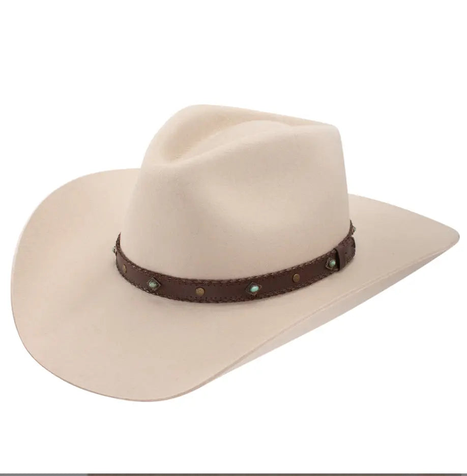 Unisex Stetson 4X Buffalo Ranch Tan Cowboy Hat Last Rodeo Western Wear & Hat Bar
