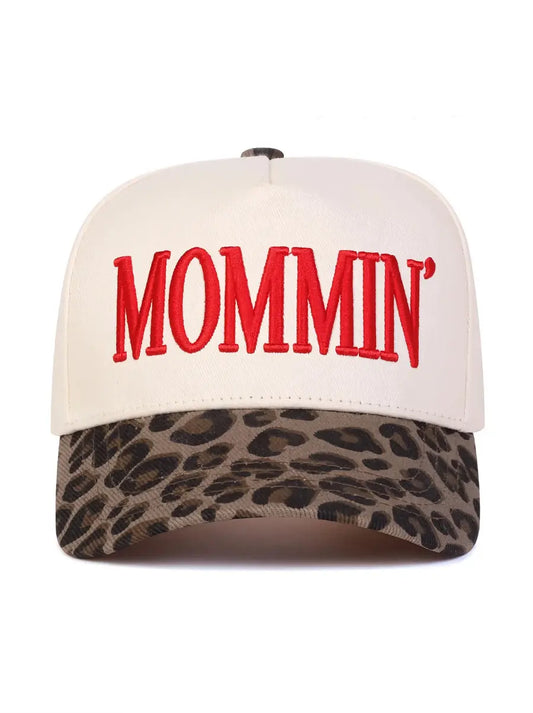 Mommin’ Leopard Brim Trucker Hat – Western Mama Cap Last Rodeo Western Wear & Hat Bar