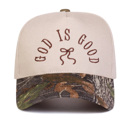 God Is Good Trucker Hat – Western Faith Cowboy Cap
