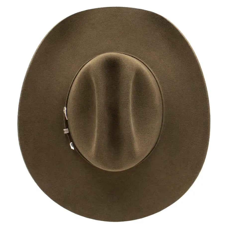 Resistol 3X Oak Tucker Cowboy Hat – Brown Felt Western Cowboy Hat for Men & Women | Unisex Last Rodeo Western Wear & Hat Bar