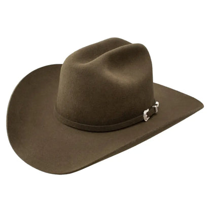 Resistol 3X Oak Tucker Cowboy Hat – Brown Felt Western Cowboy Hat for Men & Women | Unisex Last Rodeo Western Wear & Hat Bar