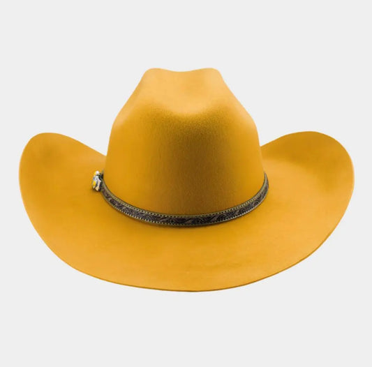 Mustard Western Felt cowboy Hat – Rodeo Last Rodeo Western Wear & Hat Bar