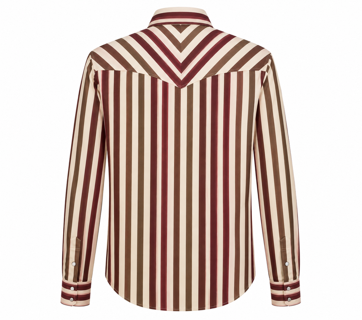 Kimes Ranch Women’s Kai Long Sleeve Western Shirt – Maroon Stripe Last Rodeo Western Wear & Hat Bar