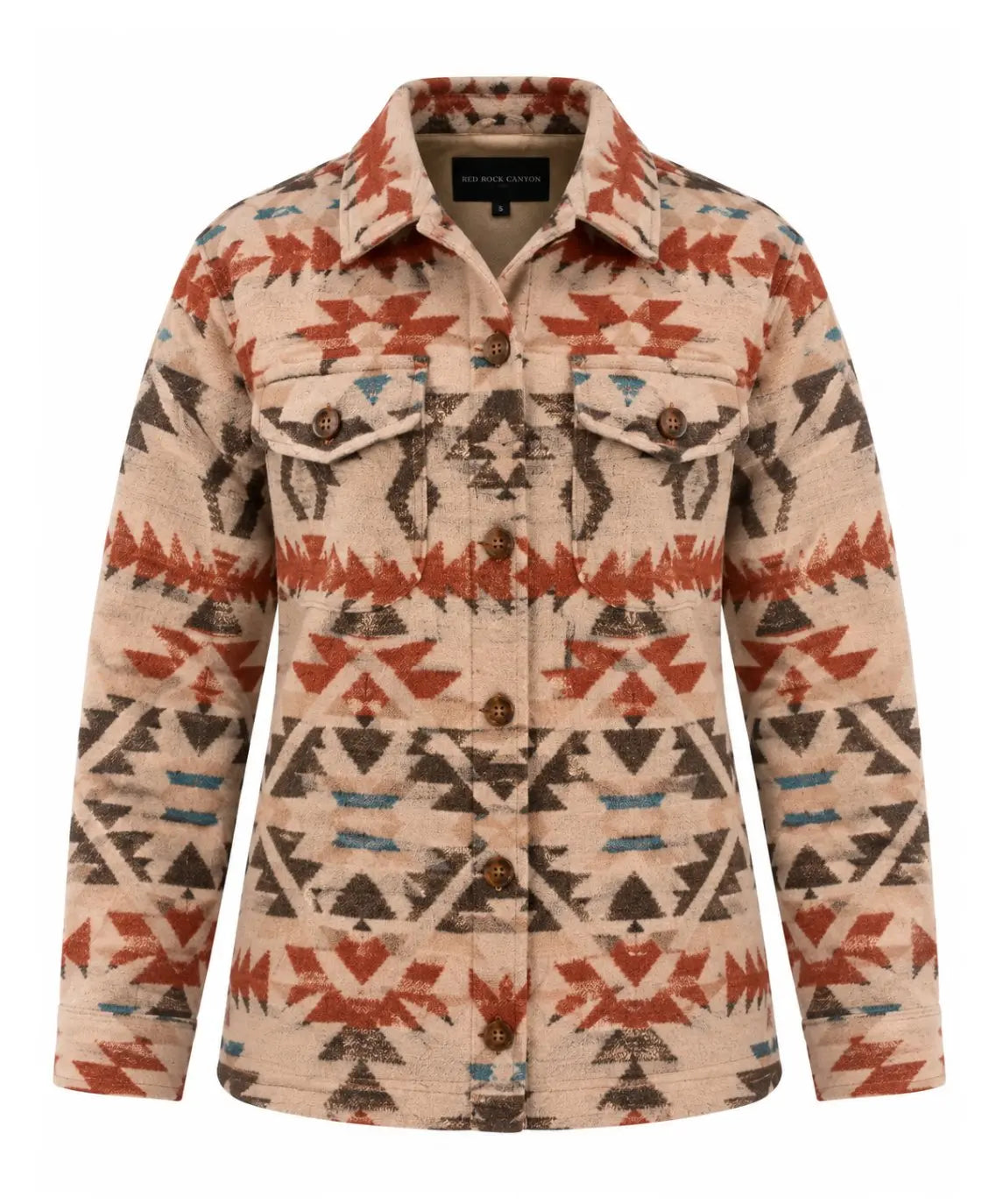 Red Rock Canyon Aztec Button-Up Jacket Last Rodeo Western Wear & Hat Bar