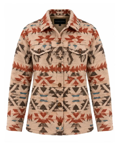 Red Rock Canyon Aztec Button-Up Jacket Last Rodeo Western Wear & Hat Bar