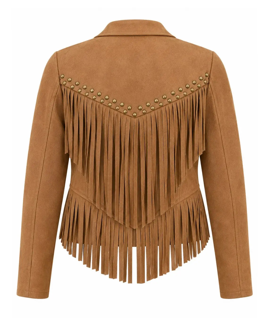 Western Spirit Suede Fringe Jacket Rosa Clothing