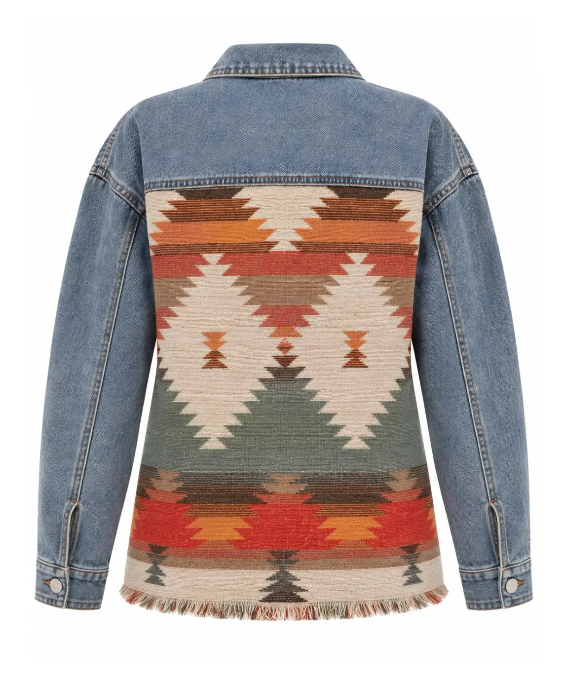 Backcountry Spirit Denim Aztec Jacket MontanaCo
