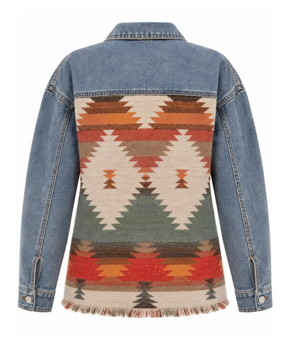 Backcountry Spirit Denim Aztec Jacket MontanaCo