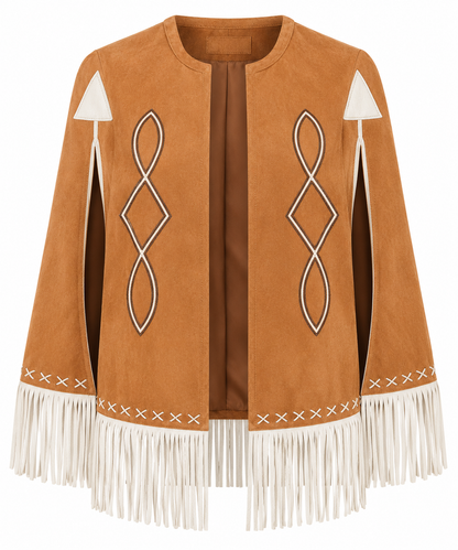 Western Fringe Cape Jacket for Women | Last Rodeo Last Rodeo Western Wear & Hat Bar
