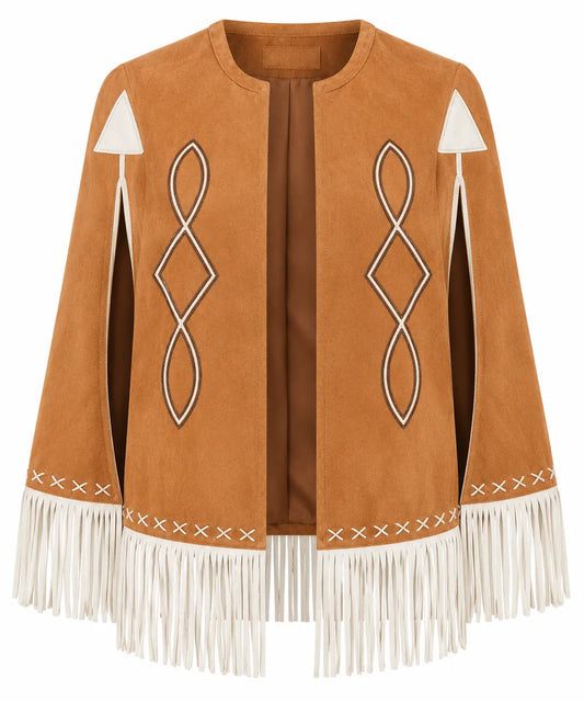 Western Fringe Cape Jacket for Women | Last Rodeo Last Rodeo Western Wear & Hat Bar