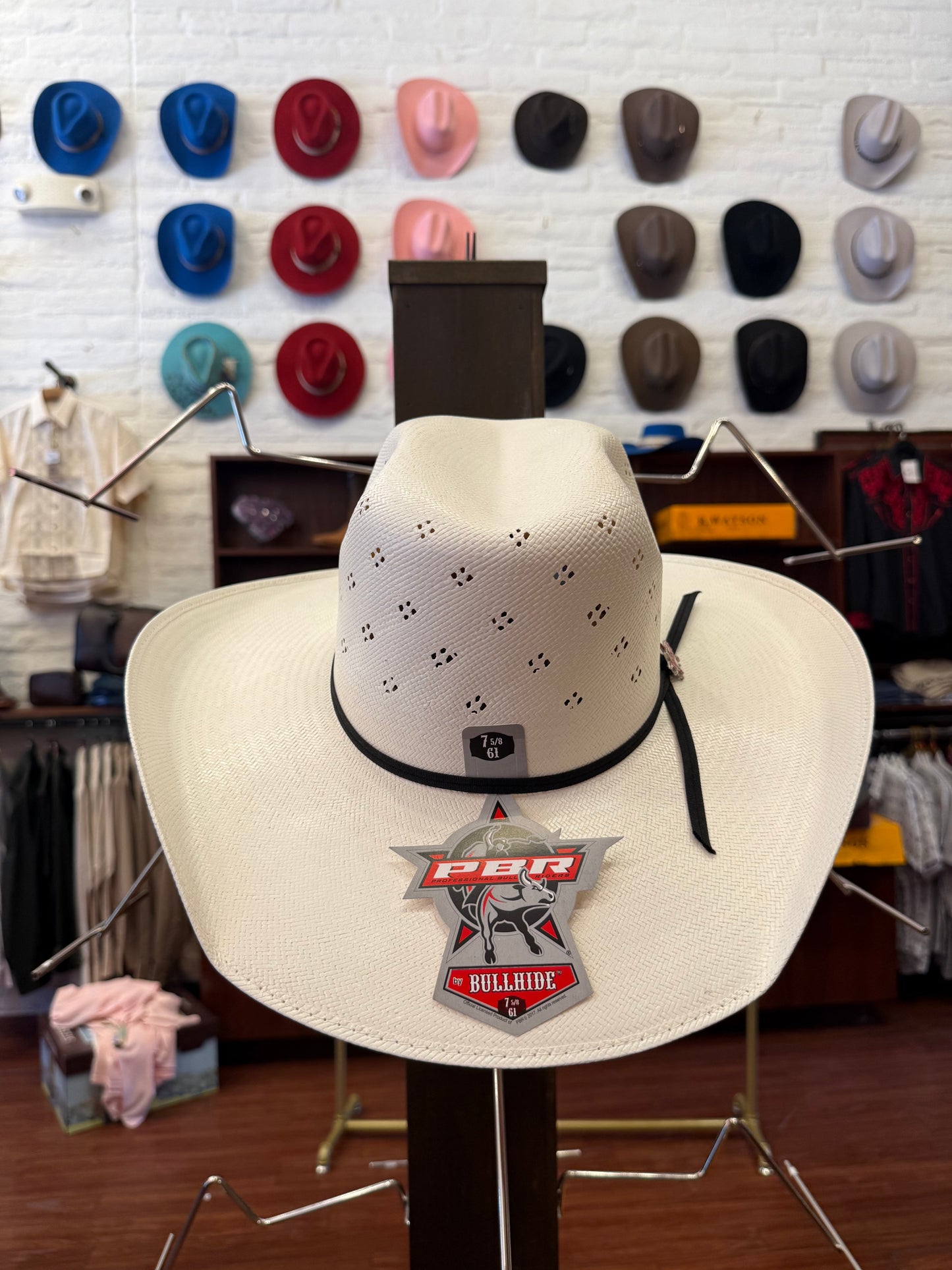 PBR by Bullhide 100X Straw Cowboy Hat – Official Professional Bull Riders Western Hat Last Rodeo Western Wear & Hat Bar