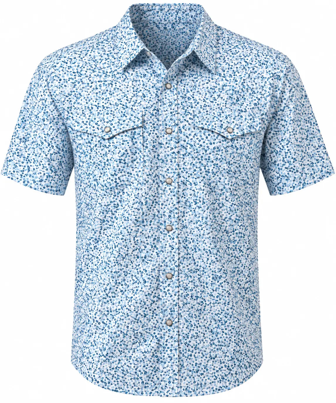 Kimes Ranch Bascom Short Sleeve Western Shirt – Blue Floral Print Last Rodeo Western Wear & Hat Bar