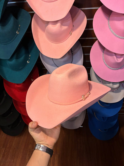 Pink 4X Wool Western Hat – Classic Cowgirl Style Last Rodeo Western Wear & Hat Bar