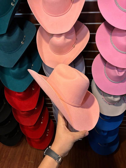 Pink 4X Wool Western Hat – Classic Cowgirl Style Last Rodeo Western Wear & Hat Bar