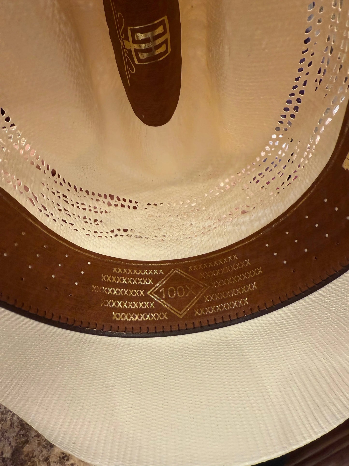 Natural Straw Cowboy Hat Ventilated On Head Shot – Last Rodeo