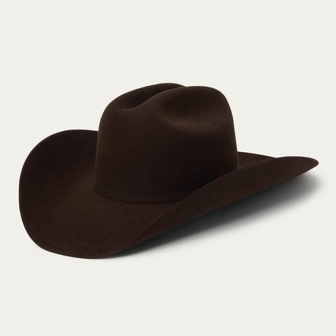 Stetson Shasta 10X Fur Felt Cowboy Hat ‏ chocolate