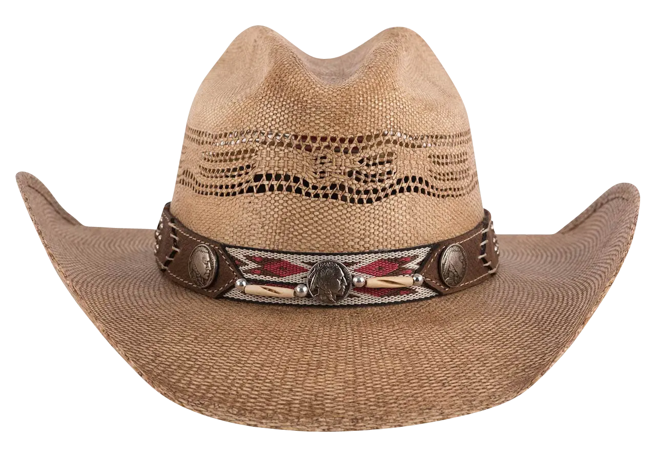 Bullhide Trailblazer Straw Cowboy Hat Classic Western Side View – Last Rodeo