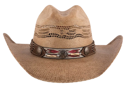 Bullhide Trailblazer Straw Cowboy Hat Classic Western Side View – Last Rodeo