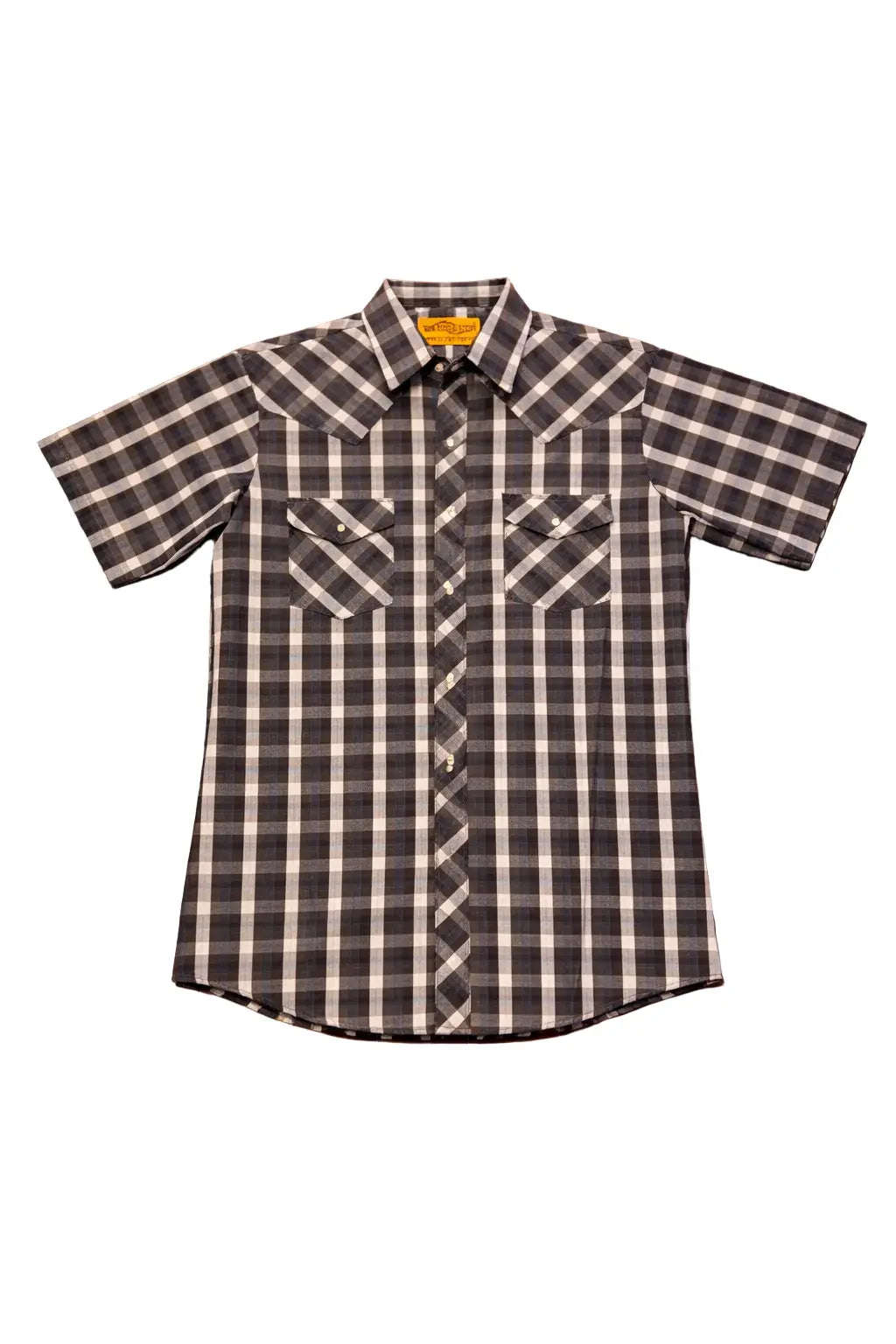Men’s Brown Plaid Western Snap Shirt – Classic Cowboy Fit Last Rodeo Western Wear & Hat Bar
