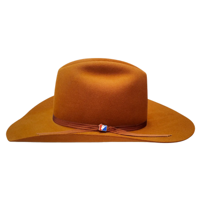 Resistol Wright Legend 6X Rust Cowboy Hat – Unisex Fur Felt Western Hat Last Rodeo Western Wear & Hat Bar