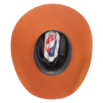Resistol Wright Legend 6X Rust Cowboy Hat – Unisex Fur Felt Western Hat Last Rodeo Western Wear & Hat Bar